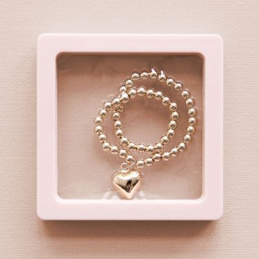 Gold Heart Bracelets